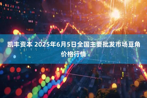 凯丰资本 2025年6月5日全国主要批发市场豆角价格行情