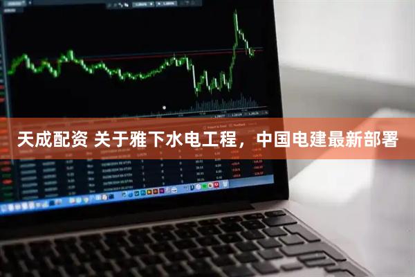 天成配资 关于雅下水电工程，中国电建最新部署
