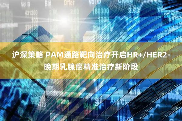 沪深策略 PAM通路靶向治疗开启HR+/HER2-晚期乳腺癌精准治疗新阶段